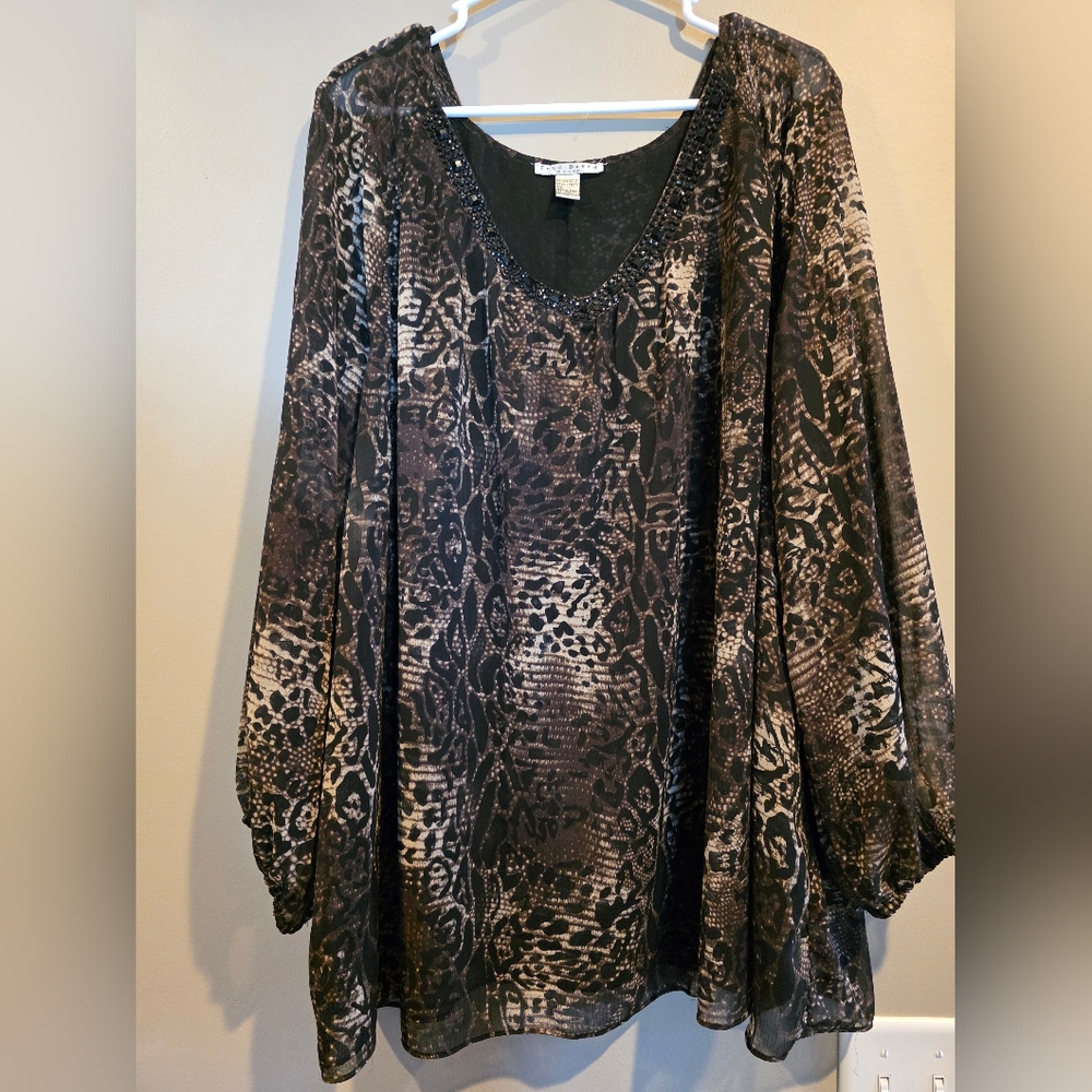 Fred David Leopard Patterned Tunic